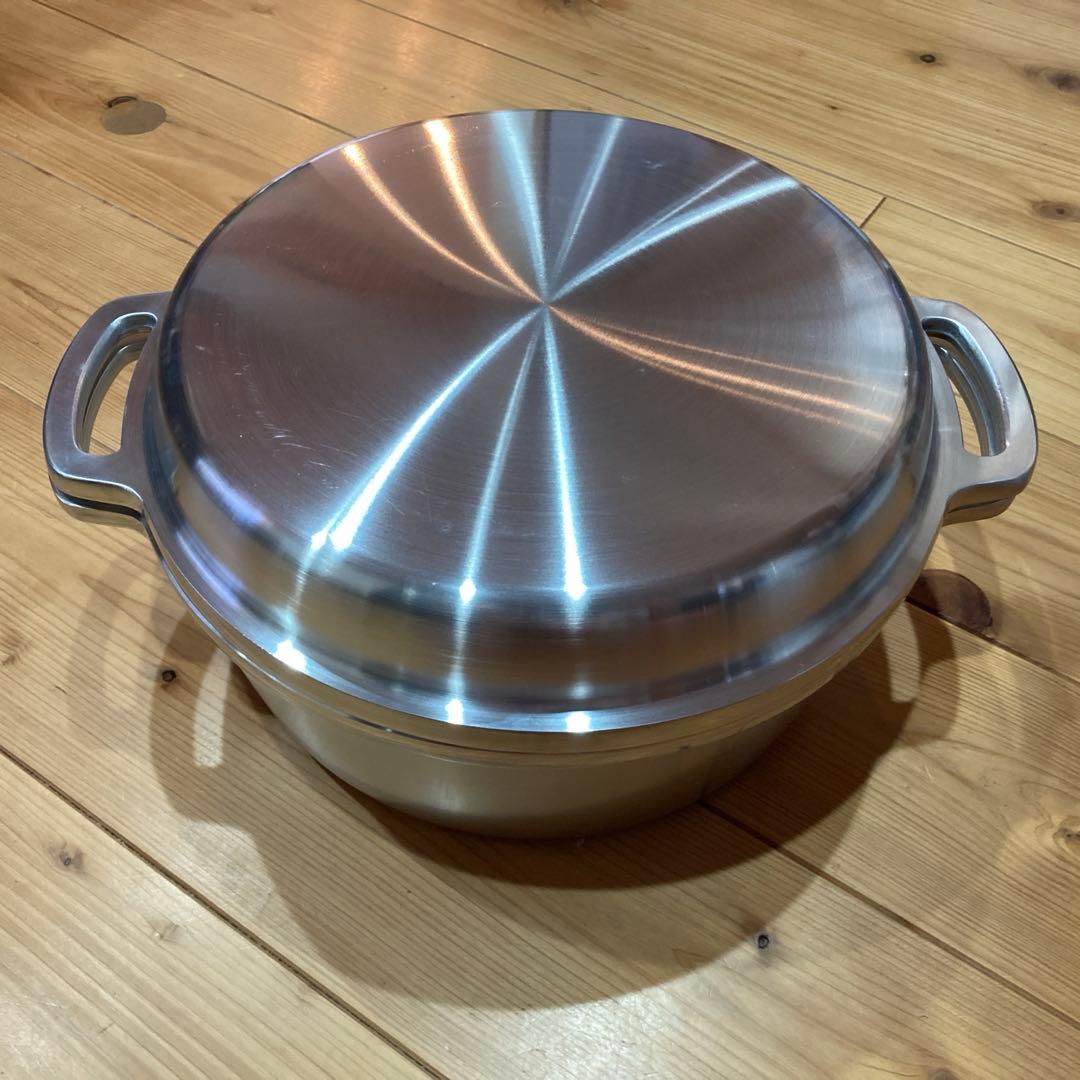 無水鍋 24㎝　両手鍋　HALムスイ