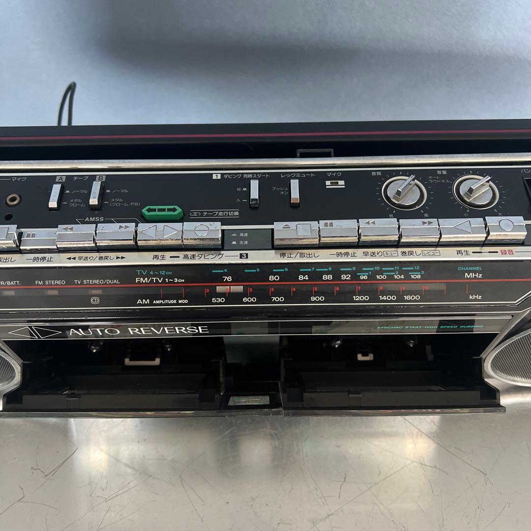 昭和物 SANYO サンヨー ダブルラジカセ MR-WU4MK III （K）