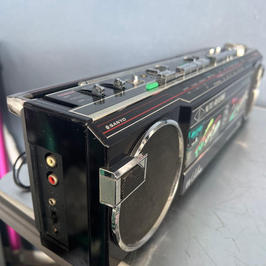 昭和物 SANYO サンヨー ダブルラジカセ MR-WU4MK III （K）