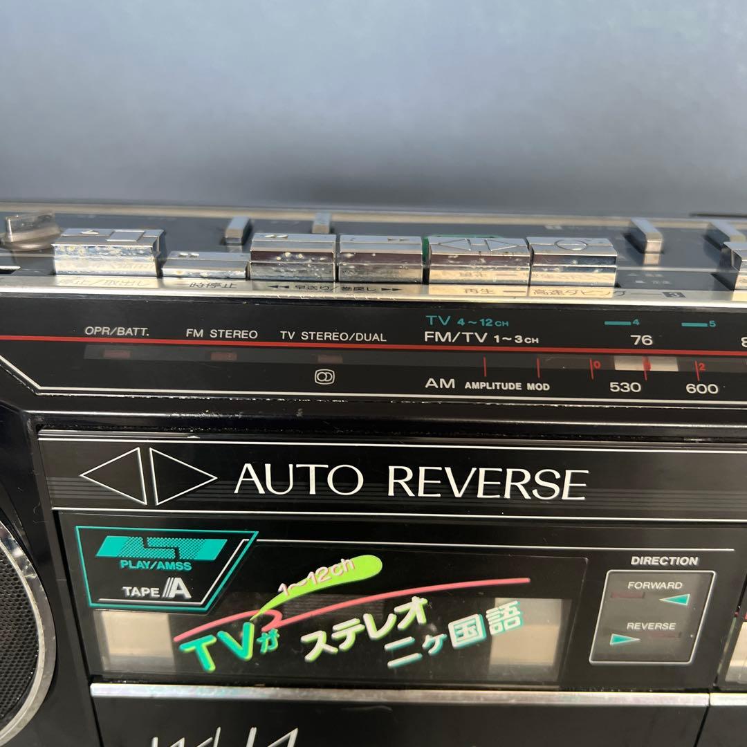 昭和物 SANYO サンヨー ダブルラジカセ MR-WU4MK III （K）