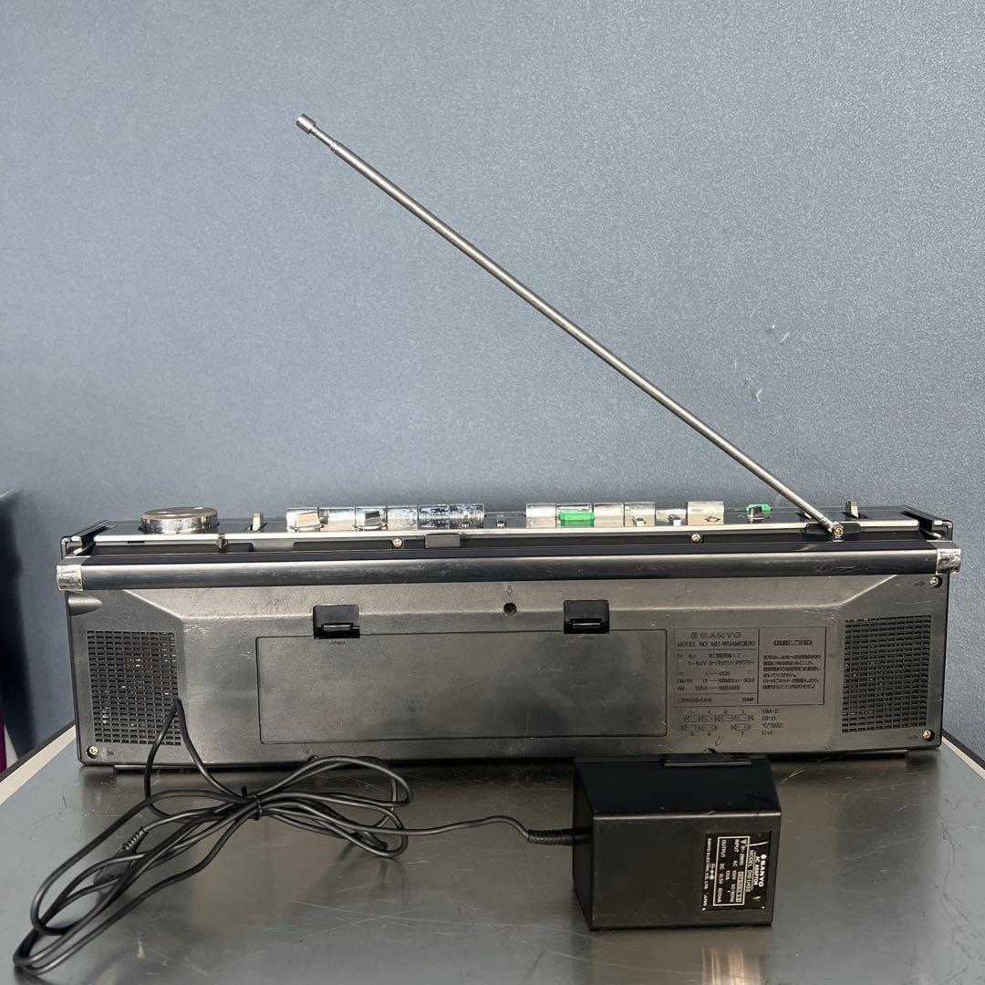 昭和物 SANYO サンヨー ダブルラジカセ MR-WU4MK III （K）