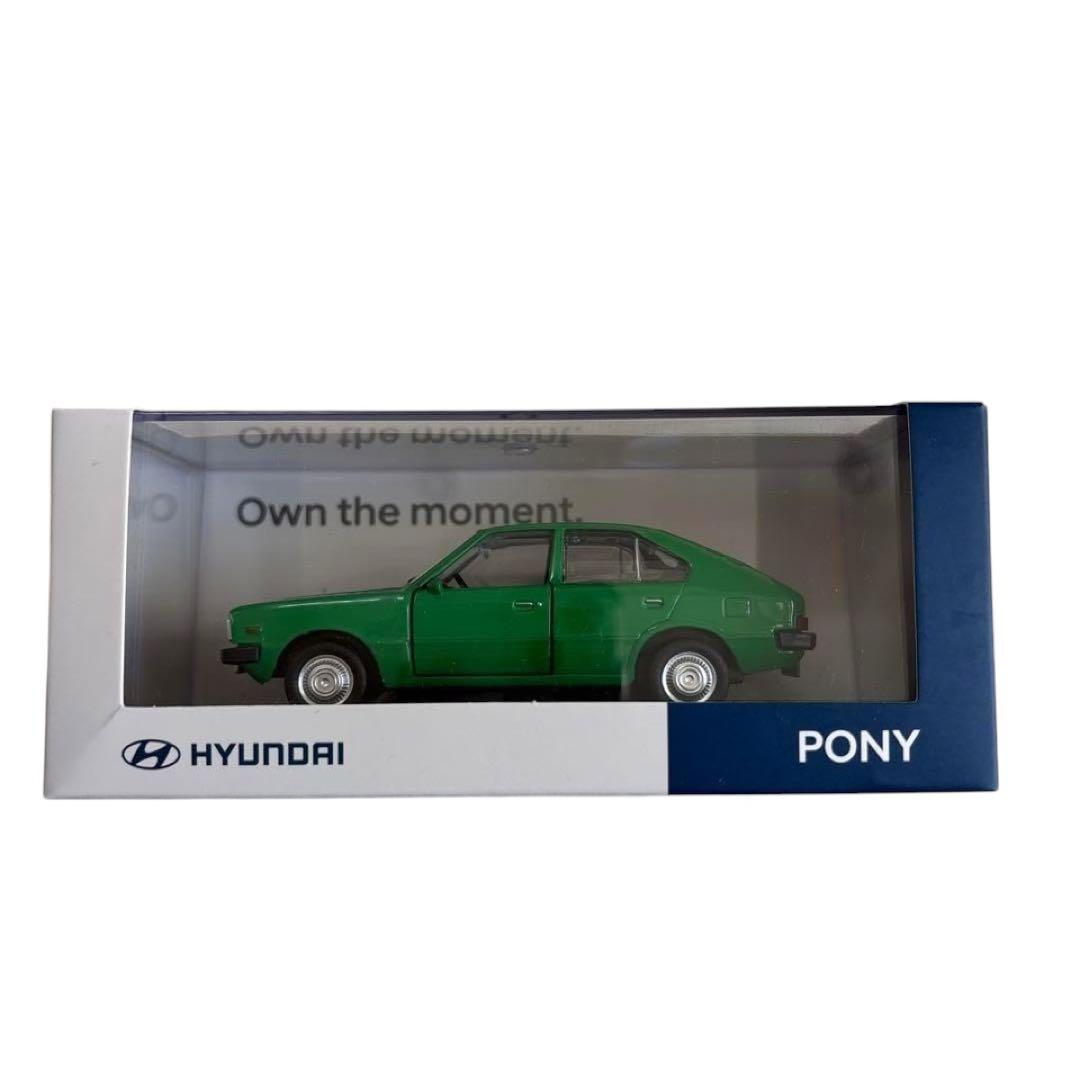 ping 1/38 ヒュンダイ PONY グリーン未開封 ミニカー 韓国製