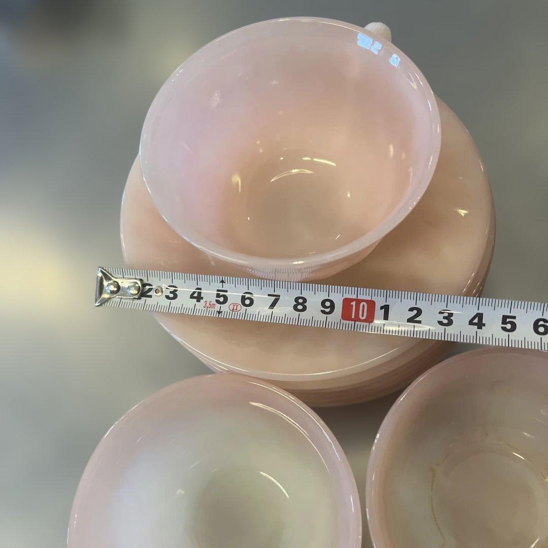 ファイヤーキングピンク ガラス 食器セット