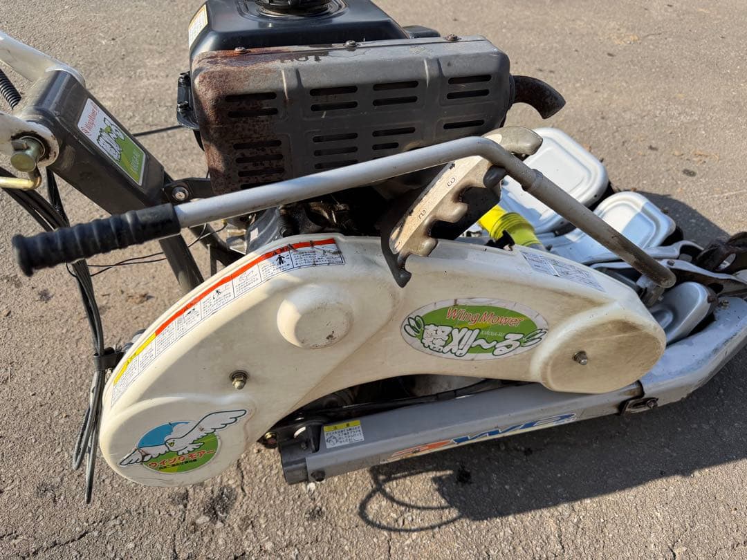 青森黒石市　自走式草刈機　オーレック ウイングモアWM736A　前進2速後進1速