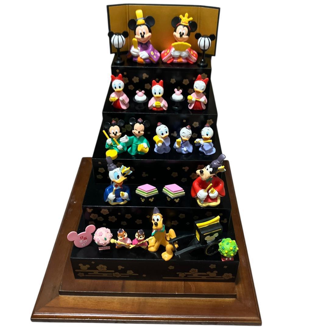 ベルメゾン ひな人形 ケース入り 雛飾り ディズニー 五段飾りケース付き