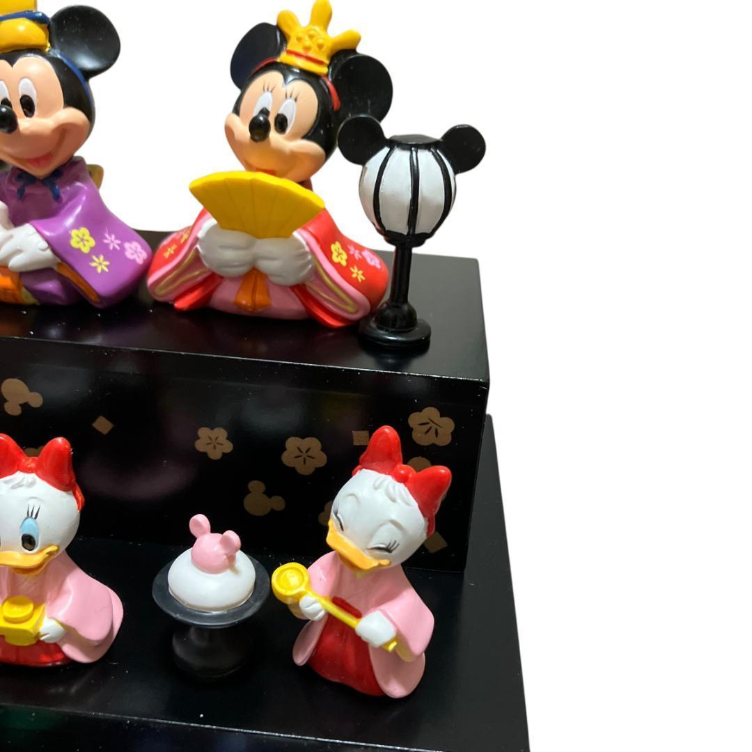 ベルメゾン ひな人形 ケース入り 雛飾り ディズニー 五段飾りケース付き