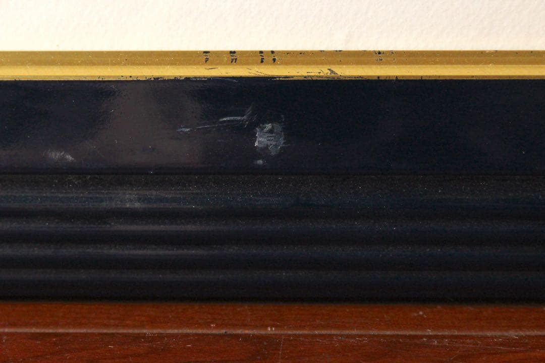 No4829 額装　アンリエット・モラン　リトグラフ　ヨット　AP版　送料無料