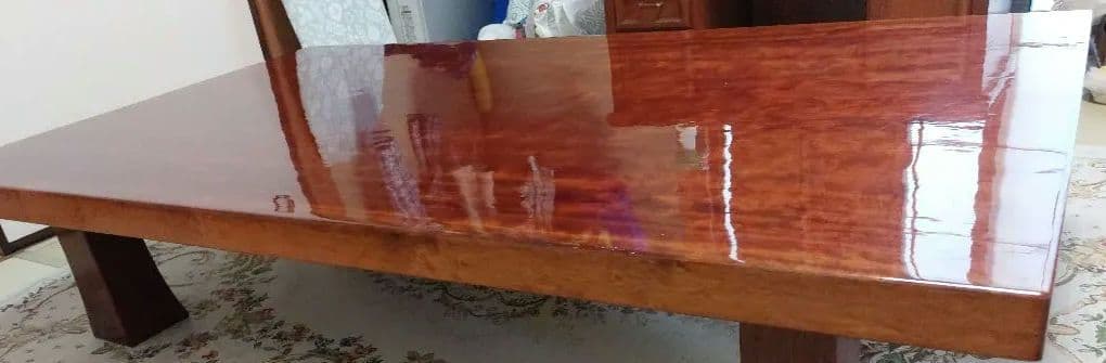 ブビンガ　一枚板　 約151cm x 89cm　座卓の天板のみ