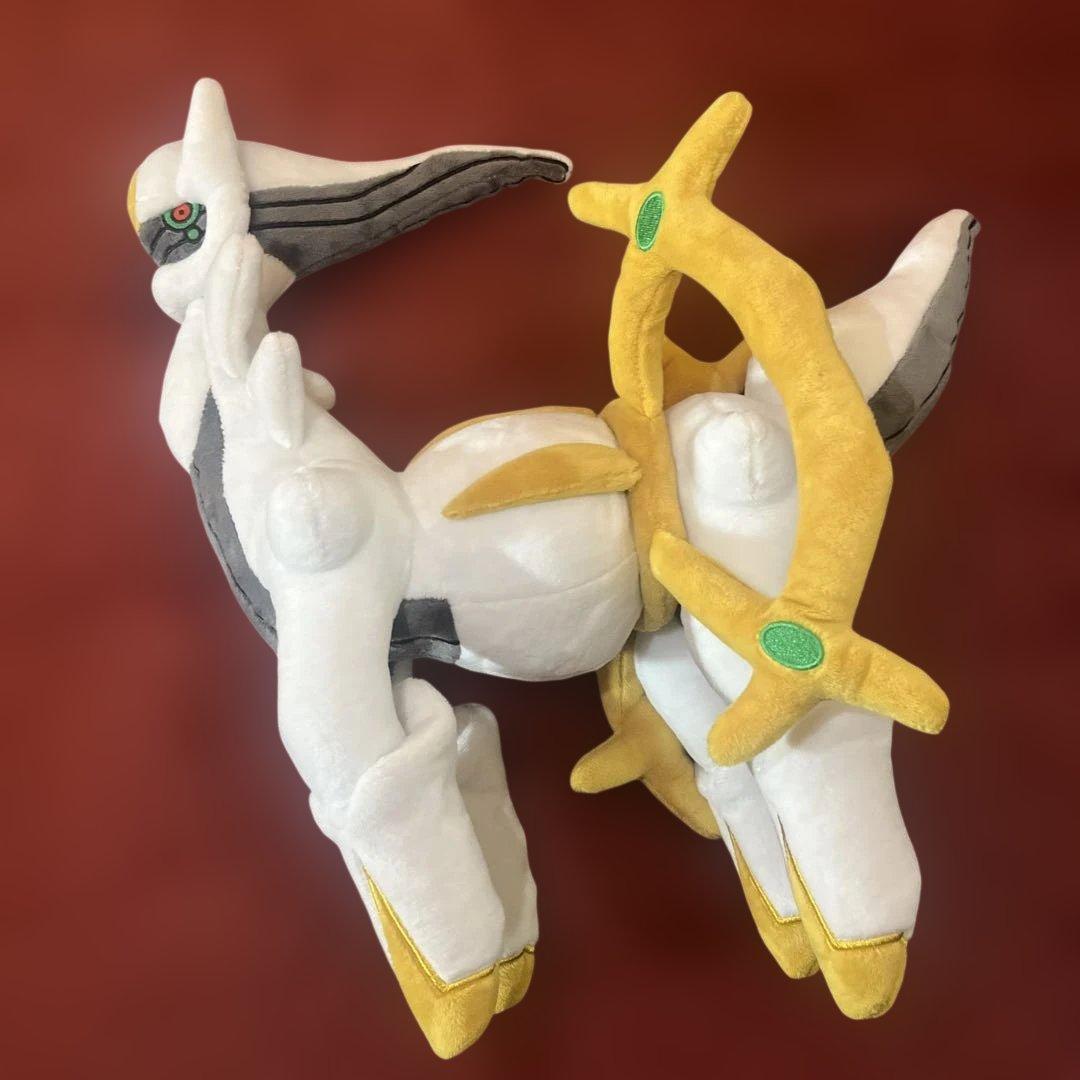 ディアルガ パルキア ギラティナ アルセウス ぬいぐるみ大きめシンオウ四神セット