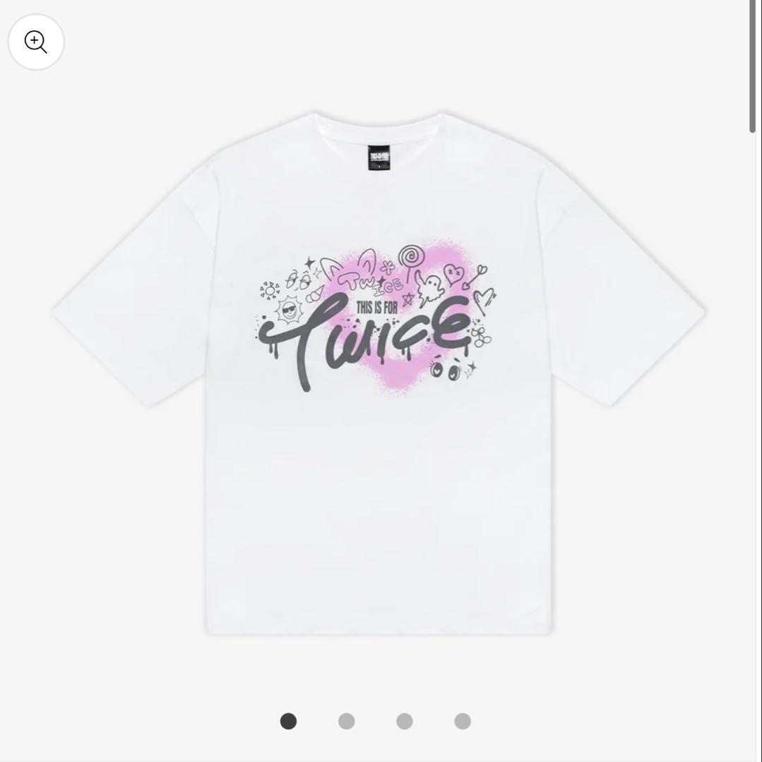 TWICE THIS IS FOR ライブTシャツ　白　Mサイズ