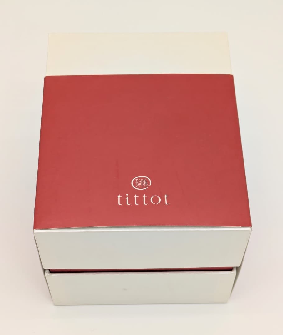 【未使用】tittot 琉園 台湾瑠璃ガラス工芸品 置物 ペーパーウェイト