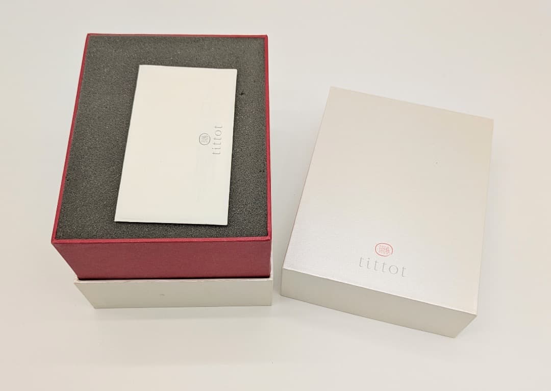 【未使用】tittot 琉園 台湾瑠璃ガラス工芸品 置物 ペーパーウェイト