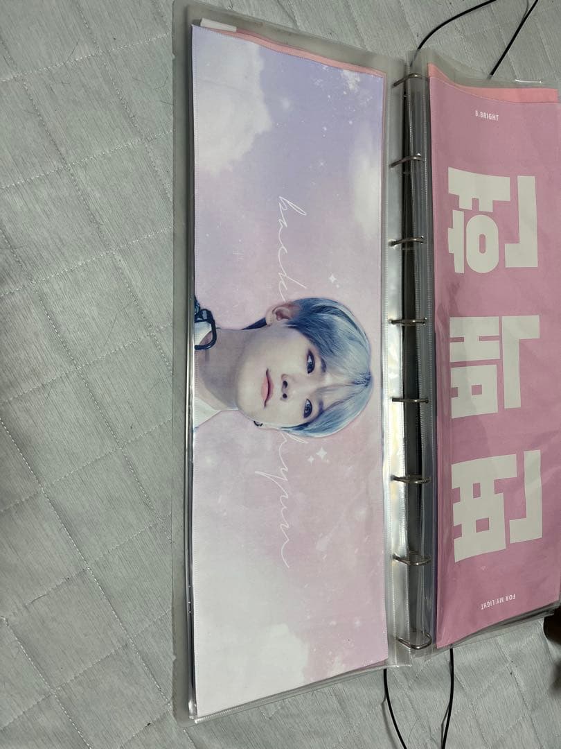 EXO ベッキョン ギョンス　スローガン バラ購入可能　海外製　応援グッズ