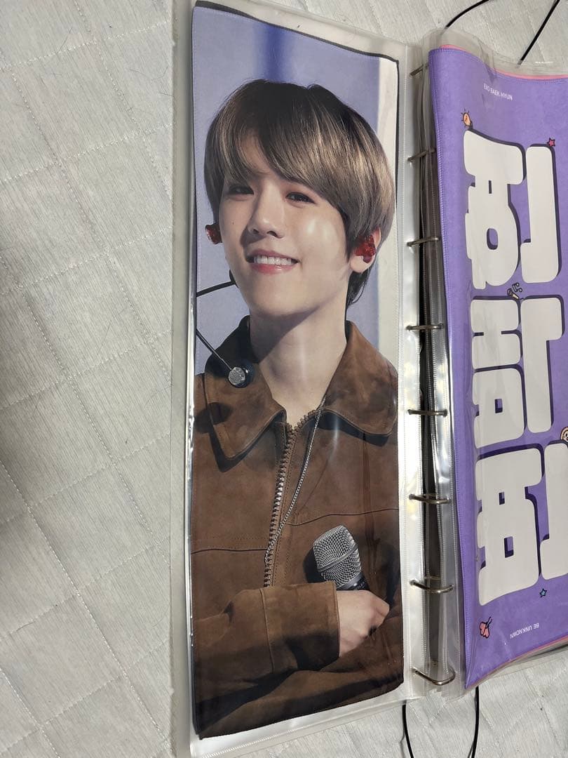 EXO ベッキョン ギョンス　スローガン バラ購入可能　海外製　応援グッズ