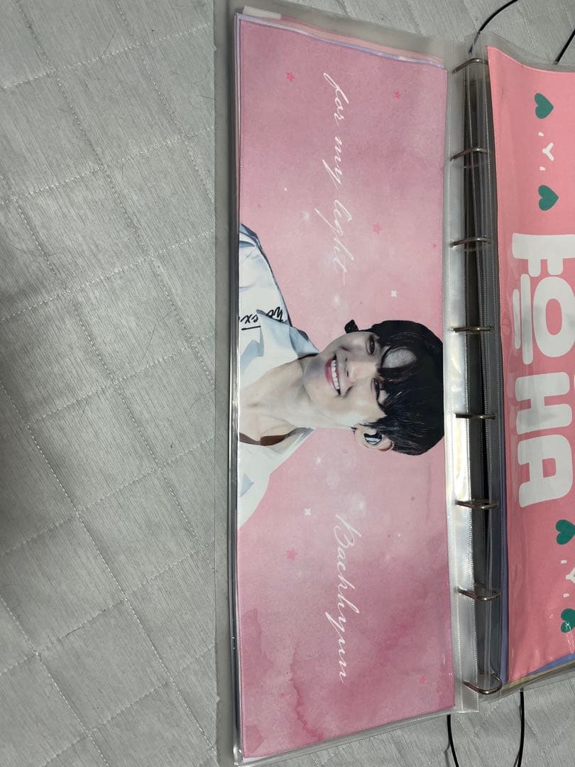 EXO ベッキョン ギョンス　スローガン バラ購入可能　海外製　応援グッズ