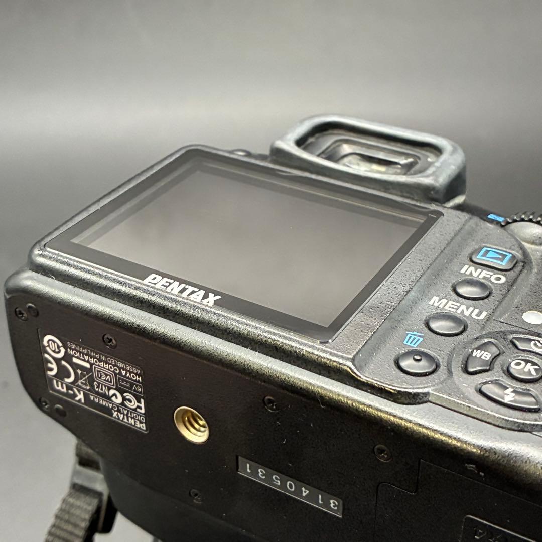 デジタル一眼レフカメラ ペンタックス K-m 18-55 レンズセット　動作OK