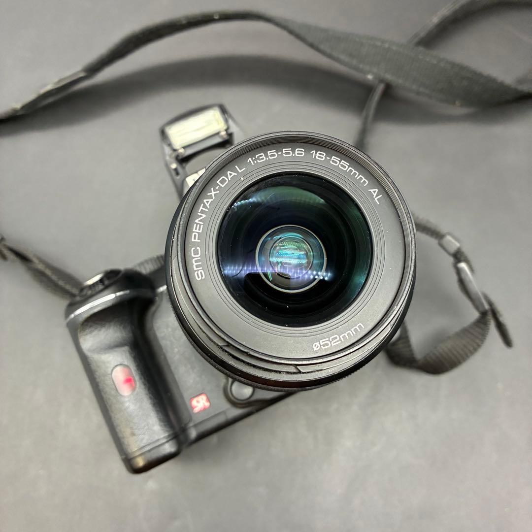 デジタル一眼レフカメラ ペンタックス K-m 18-55 レンズセット　動作OK