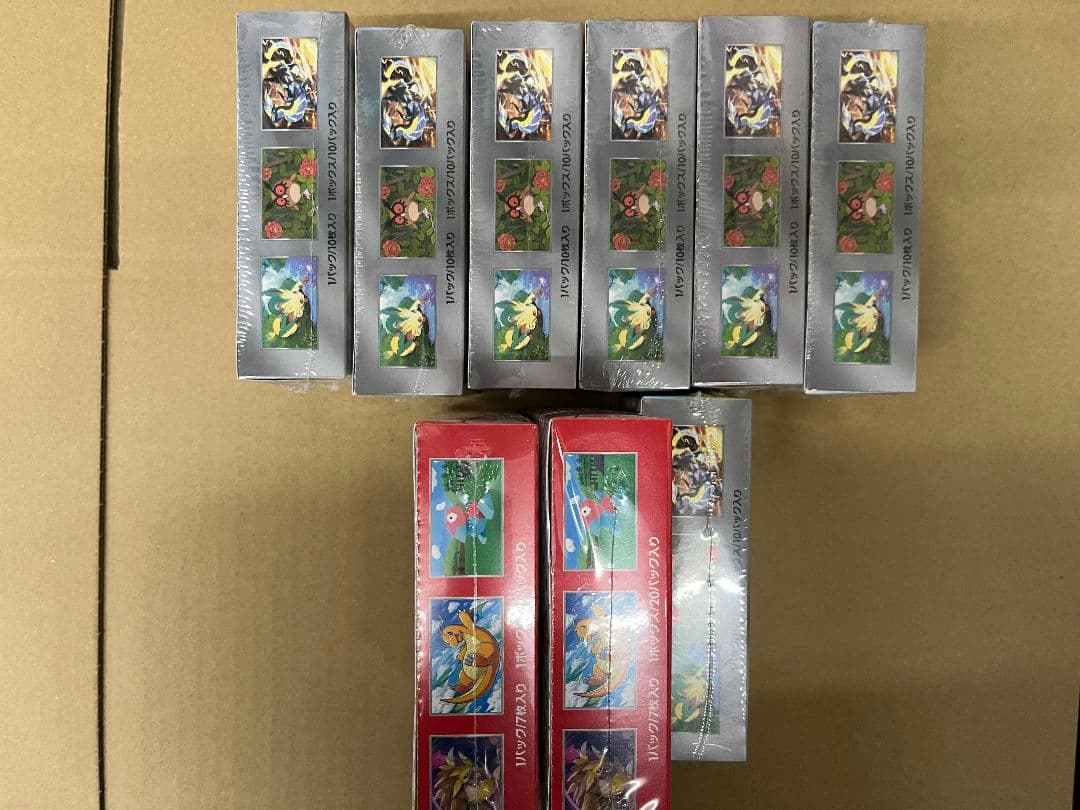 【新品、シュリンク付き】 ポケモンカード計9箱