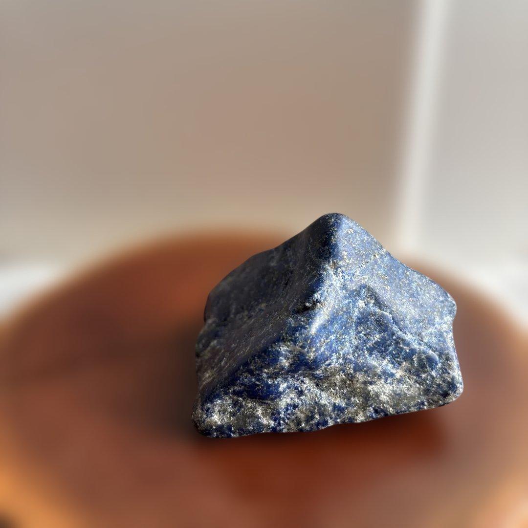 ラピスラズリ原石幅7cm 重さ175g鑑賞石 自然石 天然石 水石 鉱物 鉱石