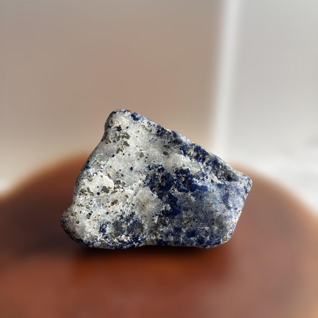 ラピスラズリ原石幅7cm 重さ175g鑑賞石 自然石 天然石 水石 鉱物 鉱石