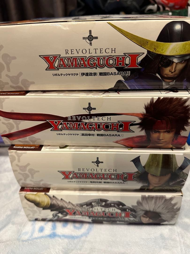 【セット売り】リボルテック 伊達政宗 真田幸村 毛利元就 長曾我部元親