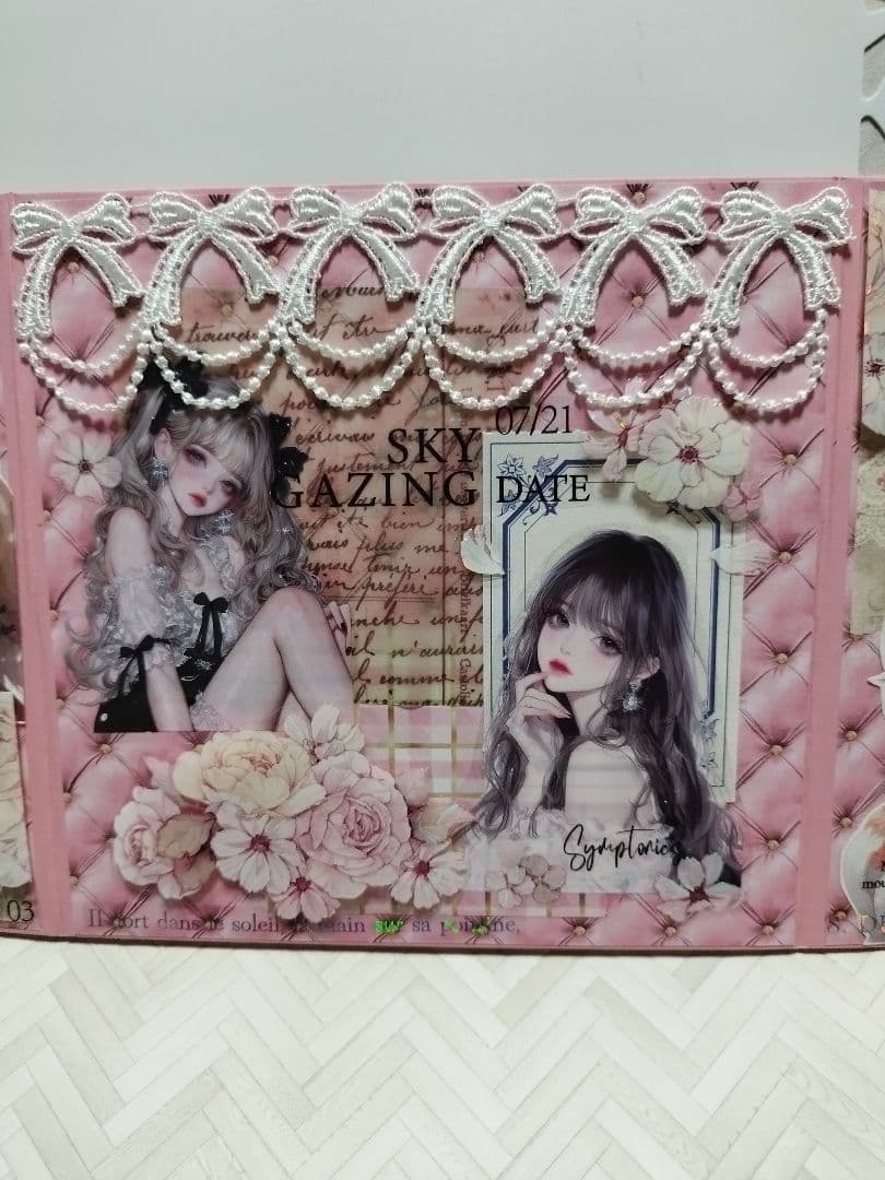 おすそ分けファイル見開き女の子No.1　平袋　お試し価格