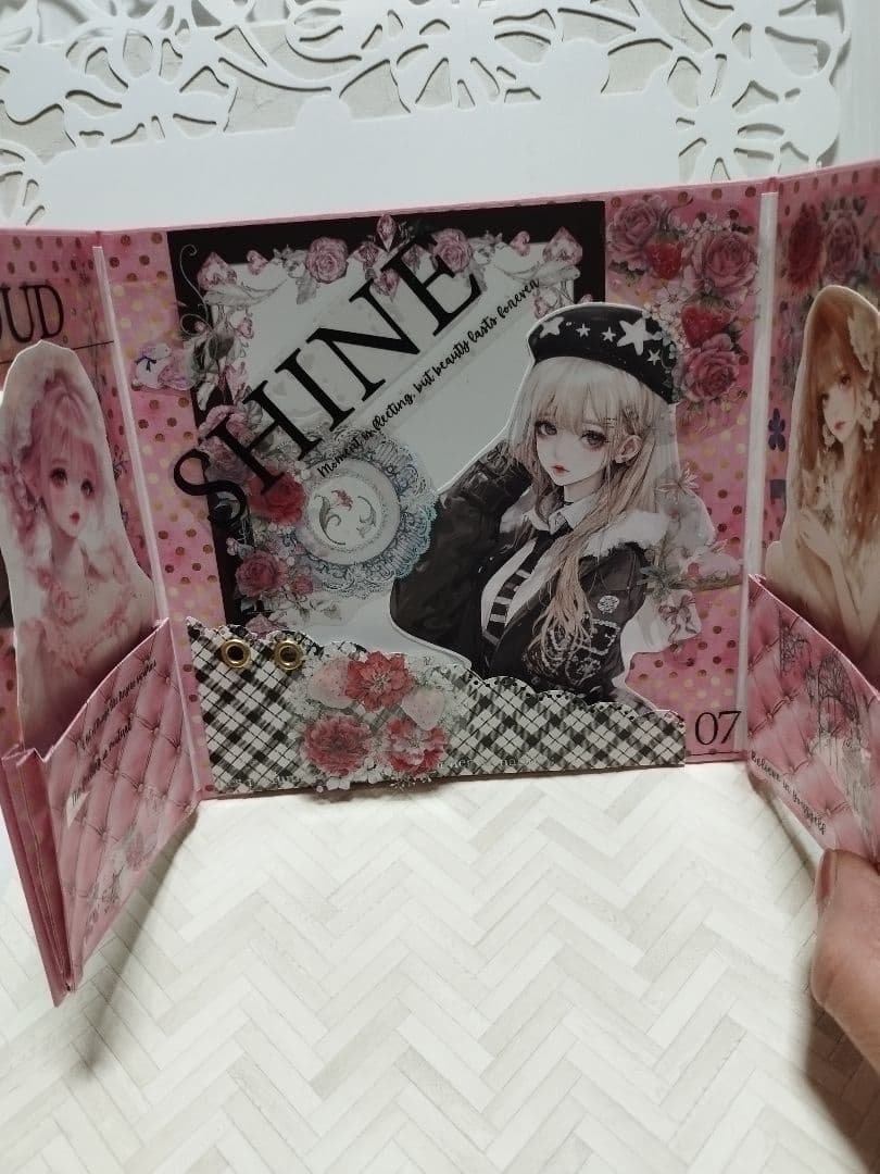 おすそ分けファイル見開き女の子No.1　平袋　お試し価格