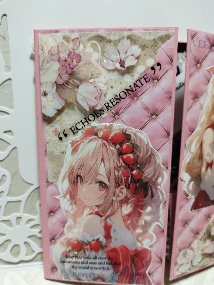 おすそ分けファイル見開き女の子No.1　平袋　お試し価格