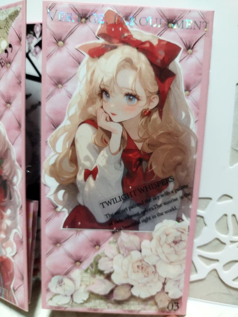 おすそ分けファイル見開き女の子No.1　平袋　お試し価格