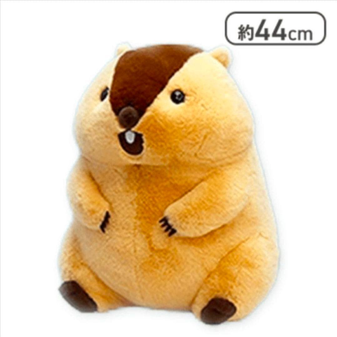 ❤オンクレ美品❤ マーモットのもっとっと マモ座り ウルトラBIG ぬいぐるみ