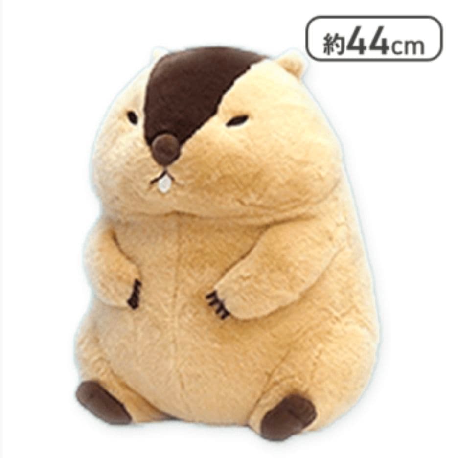 ❤オンクレ美品❤ マーモットのもっとっと マモ座り ウルトラBIG ぬいぐるみ