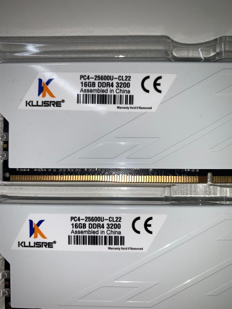 32GB 16GB✖︎2枚　DDR4 3200MHz メモリー　値下げ可