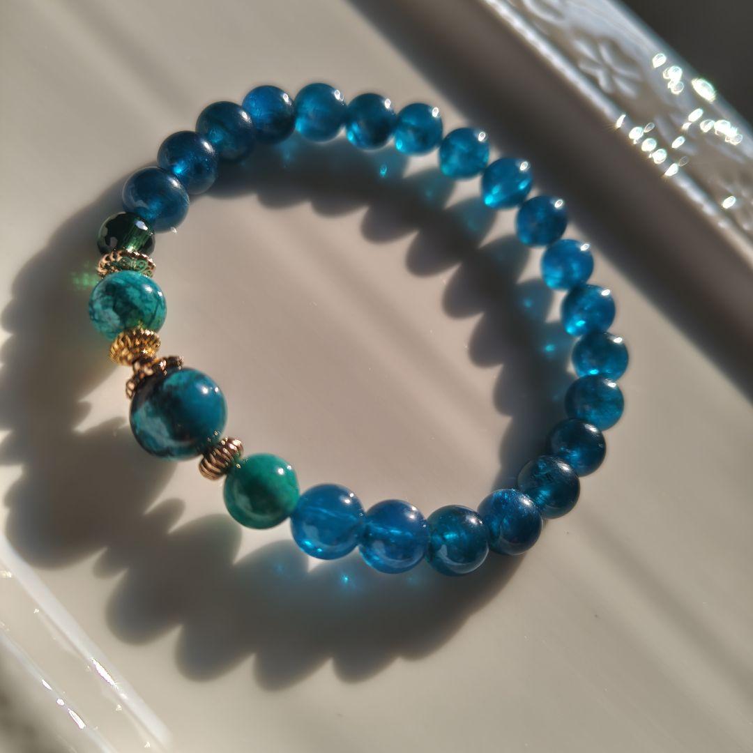 新作♡ブルーアパタイト、シャッタカイト、グリーンクオーツ