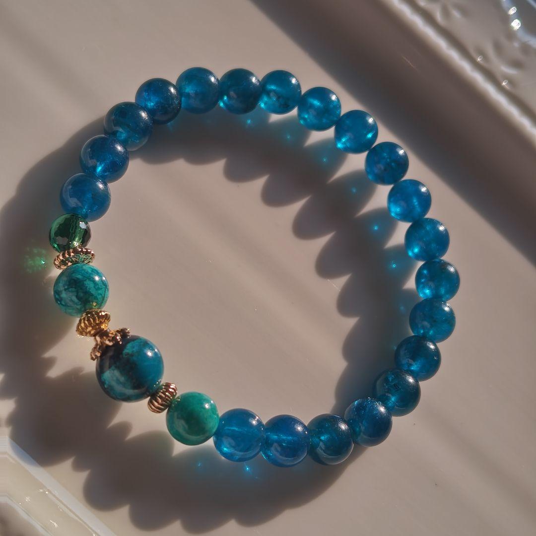 新作♡ブルーアパタイト、シャッタカイト、グリーンクオーツ