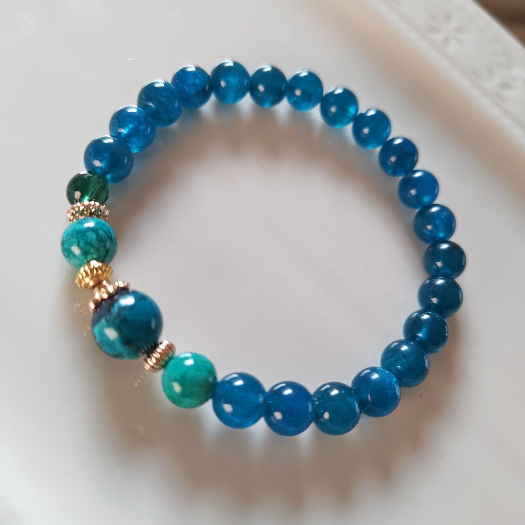 新作♡ブルーアパタイト、シャッタカイト、グリーンクオーツ