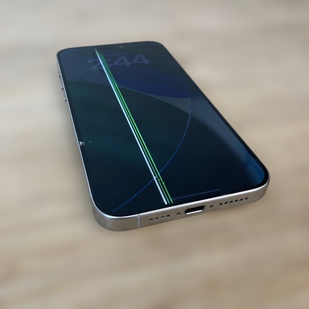 Apple iPhone15 ProMax 本体 256GB 画面割れ ジャンク