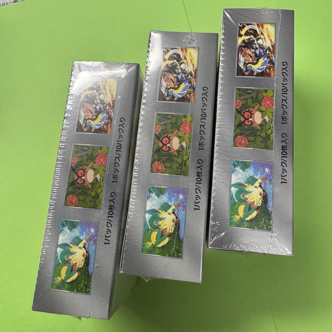 ポケモンカード　テラスタルフェスex3BOXセットシュリンクつき