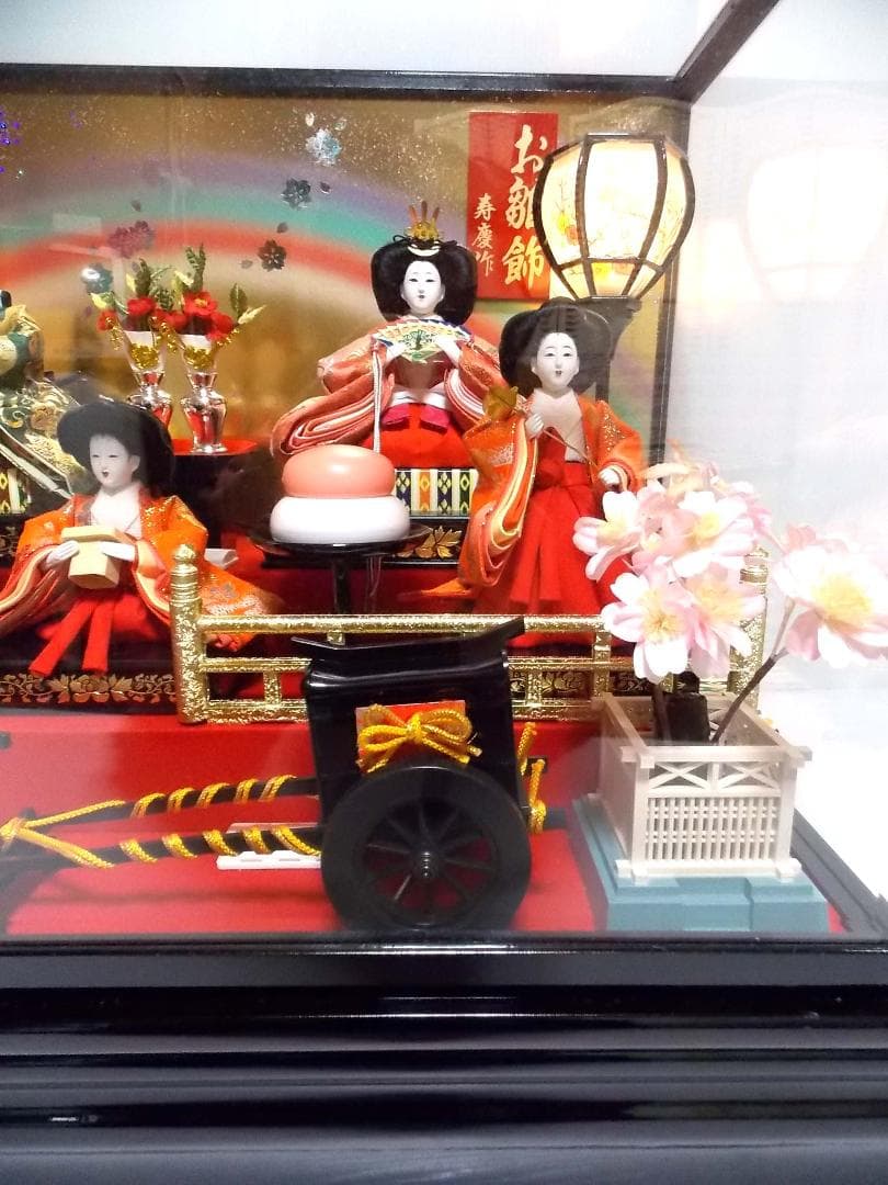 〇 超美品！ 寿慶 五人ケース飾り ひな人形 〇