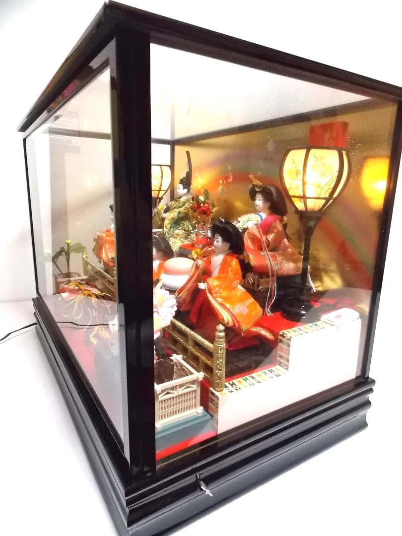 〇 超美品！ 寿慶 五人ケース飾り ひな人形 〇