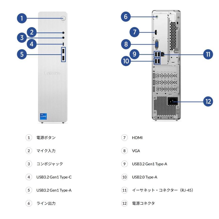 【Lenovo】90XW001DJP　IdeaCentre Tower 新品！