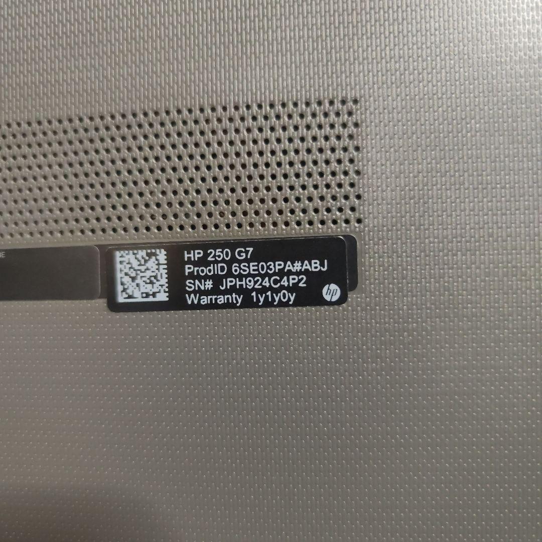 HP 250 G7 ノートPC Intel i5 8265u 12GB RAM