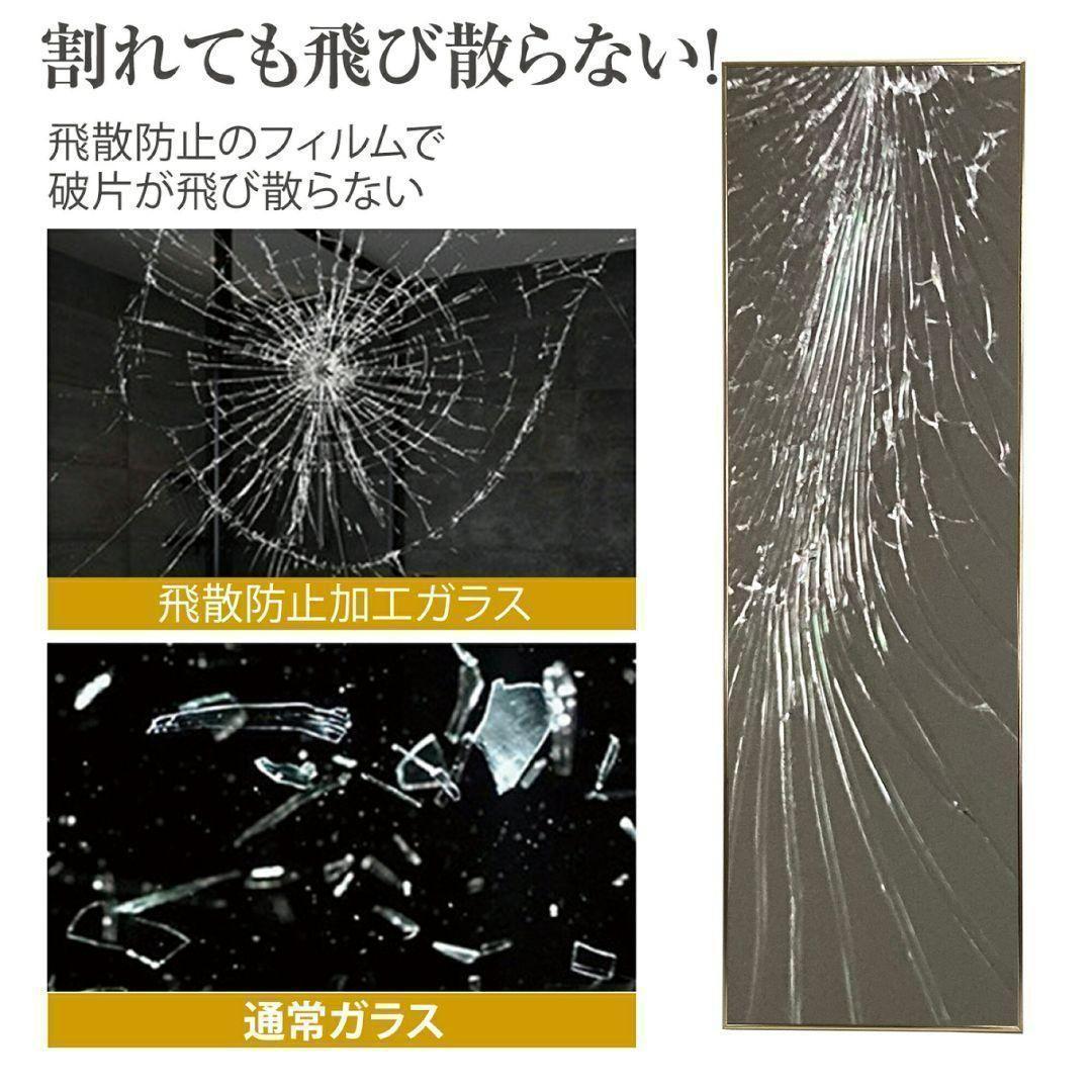 スタンド ミラー 全身鏡 160cmx50cm シルバー 1425