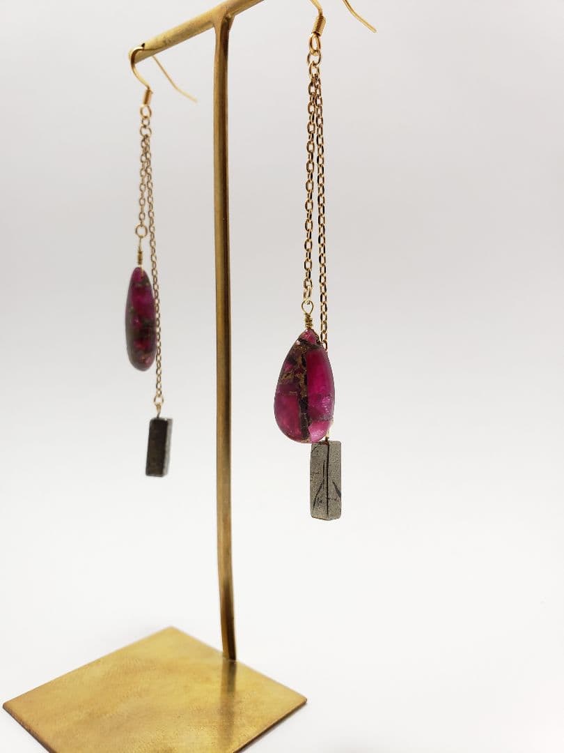 ⚠Ｍ⚠№33■RubyCopperTurquoise / pyrite