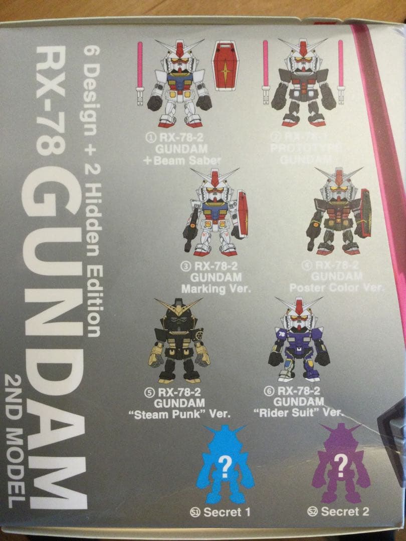 【シークレット】QMSV mini RXー78ー2ガンダム(グリッターブルー）