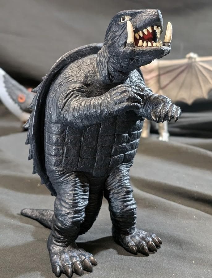昭和ガメラ＆ギロン＆宇宙ギャオス（セガ・エクスプラス）ソフビフィギュア３体セット