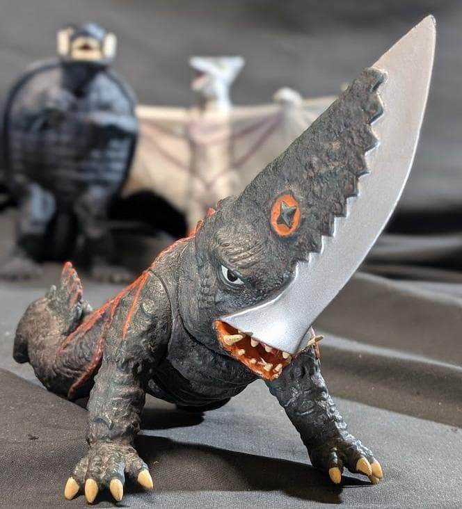 昭和ガメラ＆ギロン＆宇宙ギャオス（セガ・エクスプラス）ソフビフィギュア３体セット