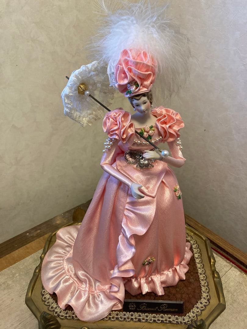 ビスクロマン　人形　ケース入り　レトロ