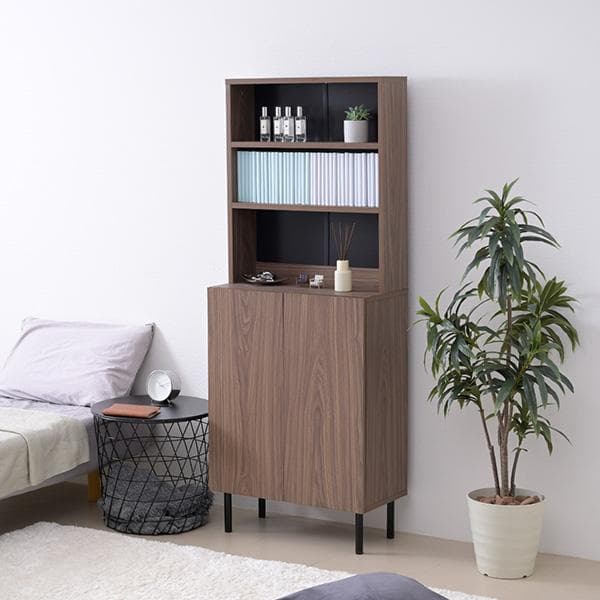 開店記念セール！！ 扉付きコミック本棚　ハイタイプ　幅60