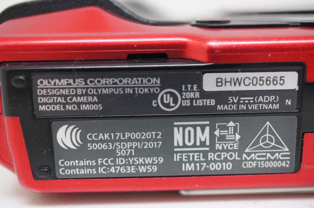 OLYMPUS TOUGH STYLUS TG-5 レッド（本体のみ）電源入らず