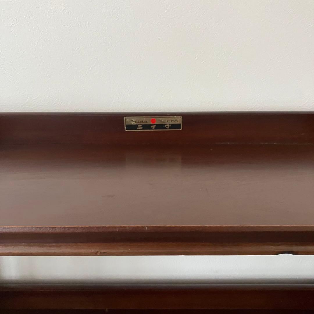 レトロ　アンティーク　古道具　古家具　木製　本棚　収納棚　キャビネット　昭和